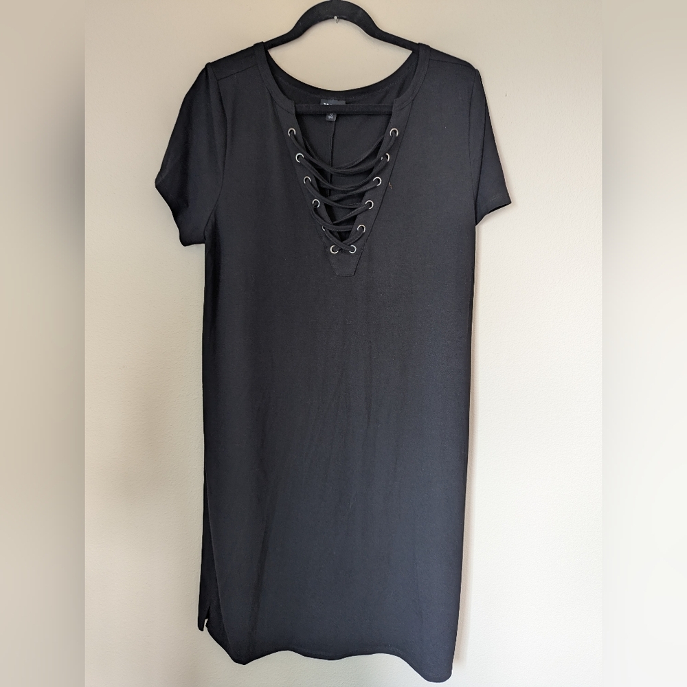 Torrid Black Casual Dress Size 12 (Torrid Size 0)